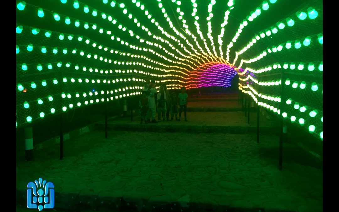 ساخت تونل نور پارک کوهستان محمدان